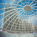 Prefab Space Frame Skylight Glass Dome Roof Steel Structural